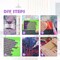 DIY 5D Beach Diamond Art Paint with Round Diamonds, Full Drill Flowers Diamonds Art Painting Kit Perfect for Home Wall Decor